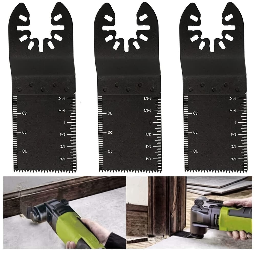 TEMU 50pcs Oscillating Multi-tool Saw Compatible For , Fein,, - Multi- Cutting With & For Wood, Metal, Plastic, Drywall - Tool Attachments ( Only)