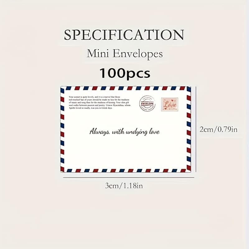 TEMU 50pcs/100pcs A Set Of Diy Mini Envelopes For , , Parents, Etc. Graduation Gifts, Start Of School Gifts, Valentine's Day Gifts, Anniversary Gifts, Gifts