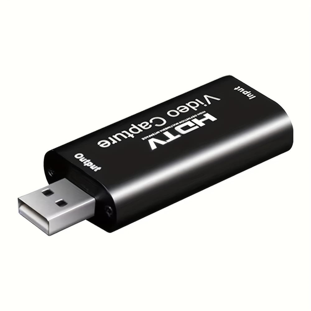 TEMU Capture Stunning 1080p Video Highquality Usb Connector For Hdtv Capture Device Hdtv Video - Capture And Stream . Video Conferences, Gamescompatible With . Pc & More!
