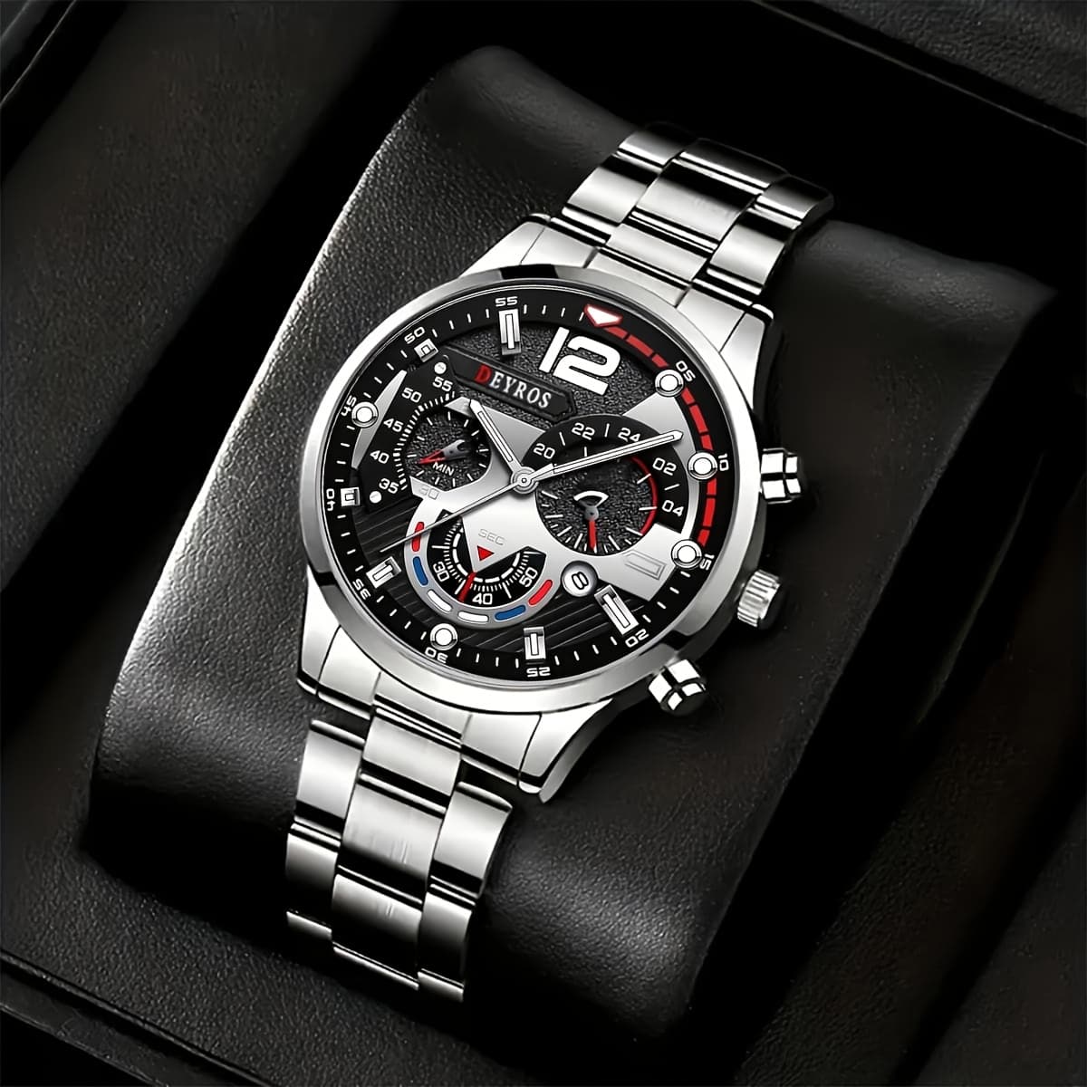 TEMU 1pc 's Fashion Quartz Watch Valentine's Day, Easter, Halloween, Ramadan, Birthday, Christmas, Give A Friend Gift Eid