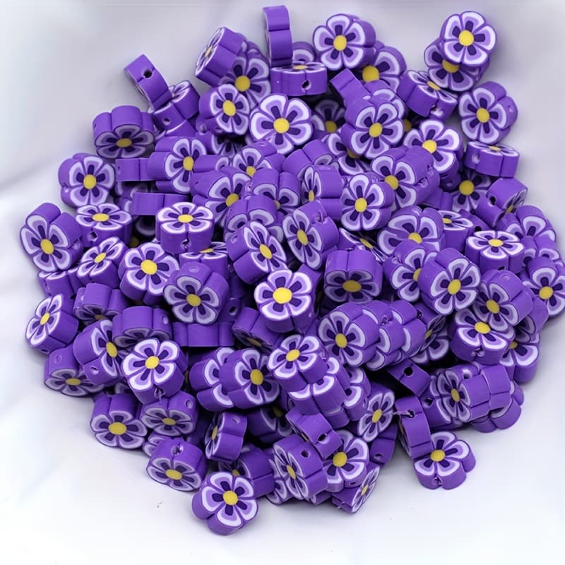 TEMU 200pcs Around 10mm Polymer Clay Beads For Making - Perfect For Bracelets, Necklaces, Earrings - Craft Supplies Beads For Jewelry Making Charms For Jewelry Making