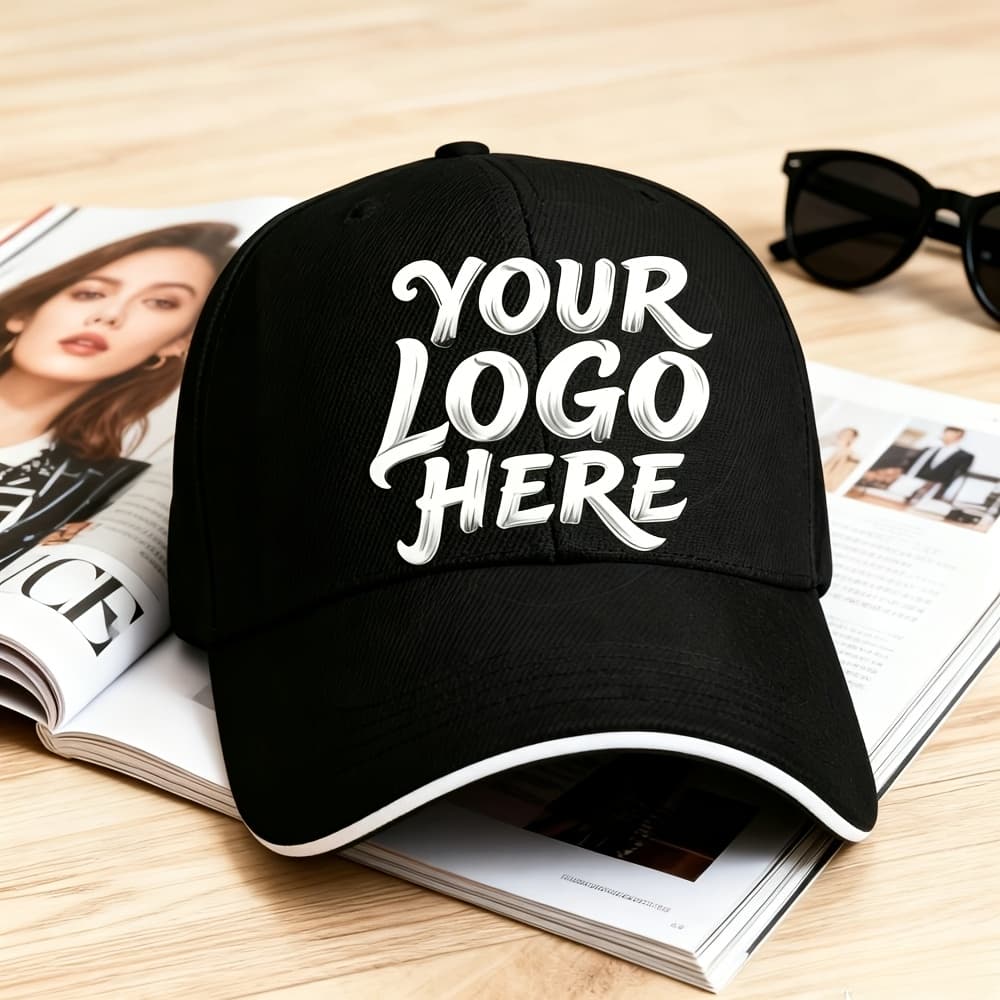TEMU 1 Customizable Baseball With Your Text/ Photo Logo - Adjustable, Breathable Unisex Casual For Casual Outdoor Sports, Personalized Gifts, All Season Fashion Headwear, Only