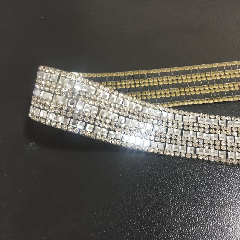 TEMU Length 40cm/15.75in Trim For Clothing Car Phone Wedding Decoration Sticker Self-adhesive Strip