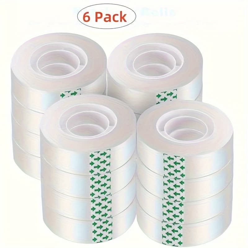 TEMU Transparent Packaging Tape - 6/, Super Strong Transparent Tape,used For Gift Packaging, Moving, Office, Crafts - Very Suitable For Homes, , Mailing, Office Supplies