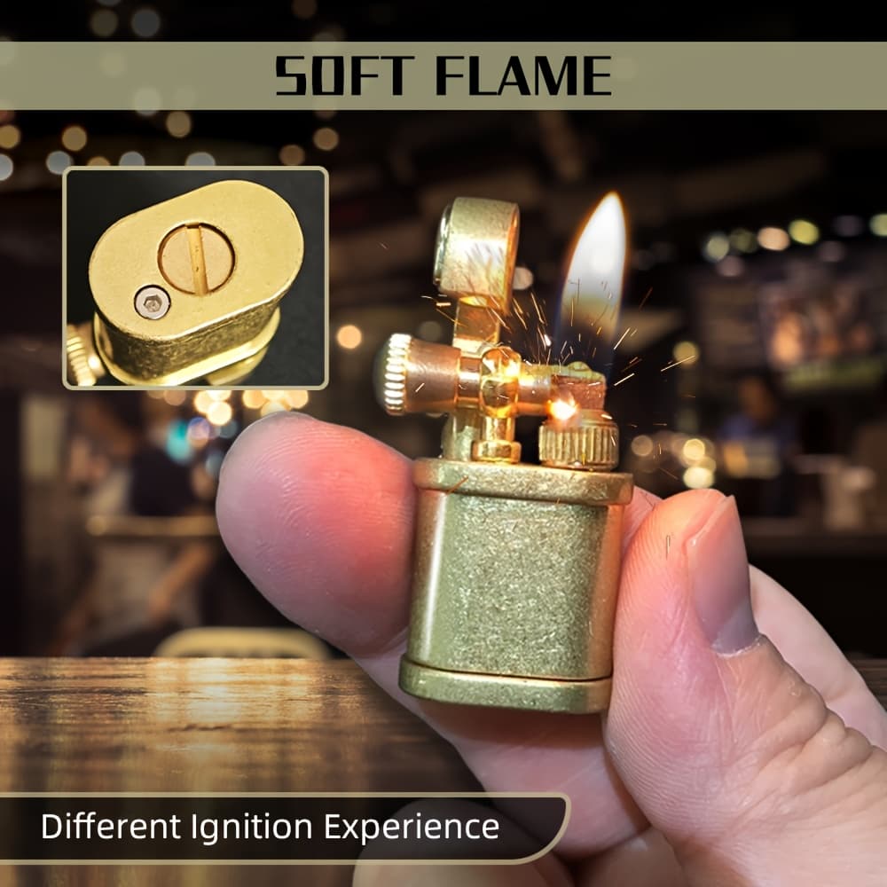 TEMU (not Kerosene)mini Lighter, A Lighter For , Refillable With Kerosene, A Unique Holiday Gift