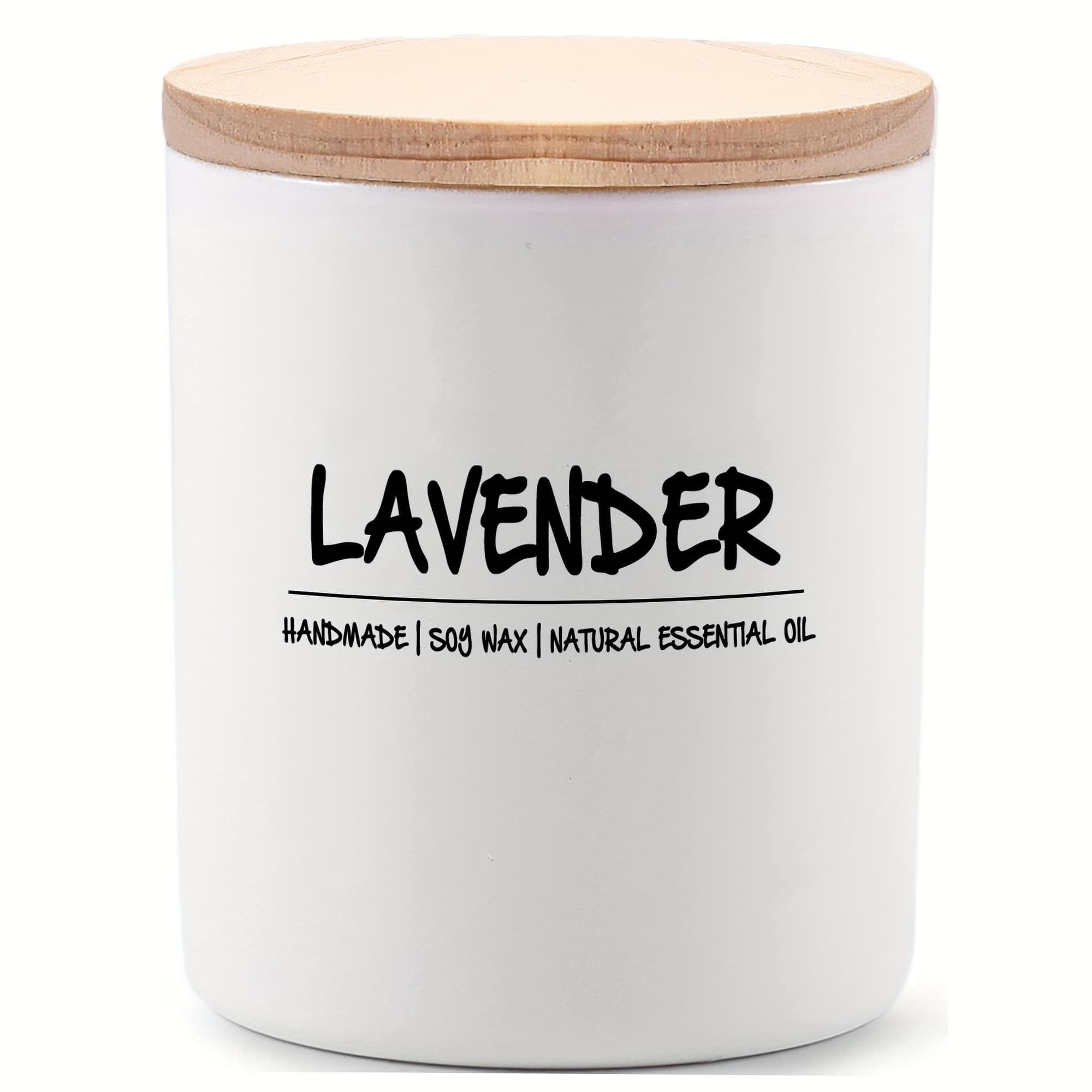TEMU 12oz Scented Candles Made From Soy And Beeswax In Lavender And Sandalwood, Perfect For Home Use. Ideal For Christmas And Birthday Gifts For Men And Women, With A Of Approximately 72 Hours