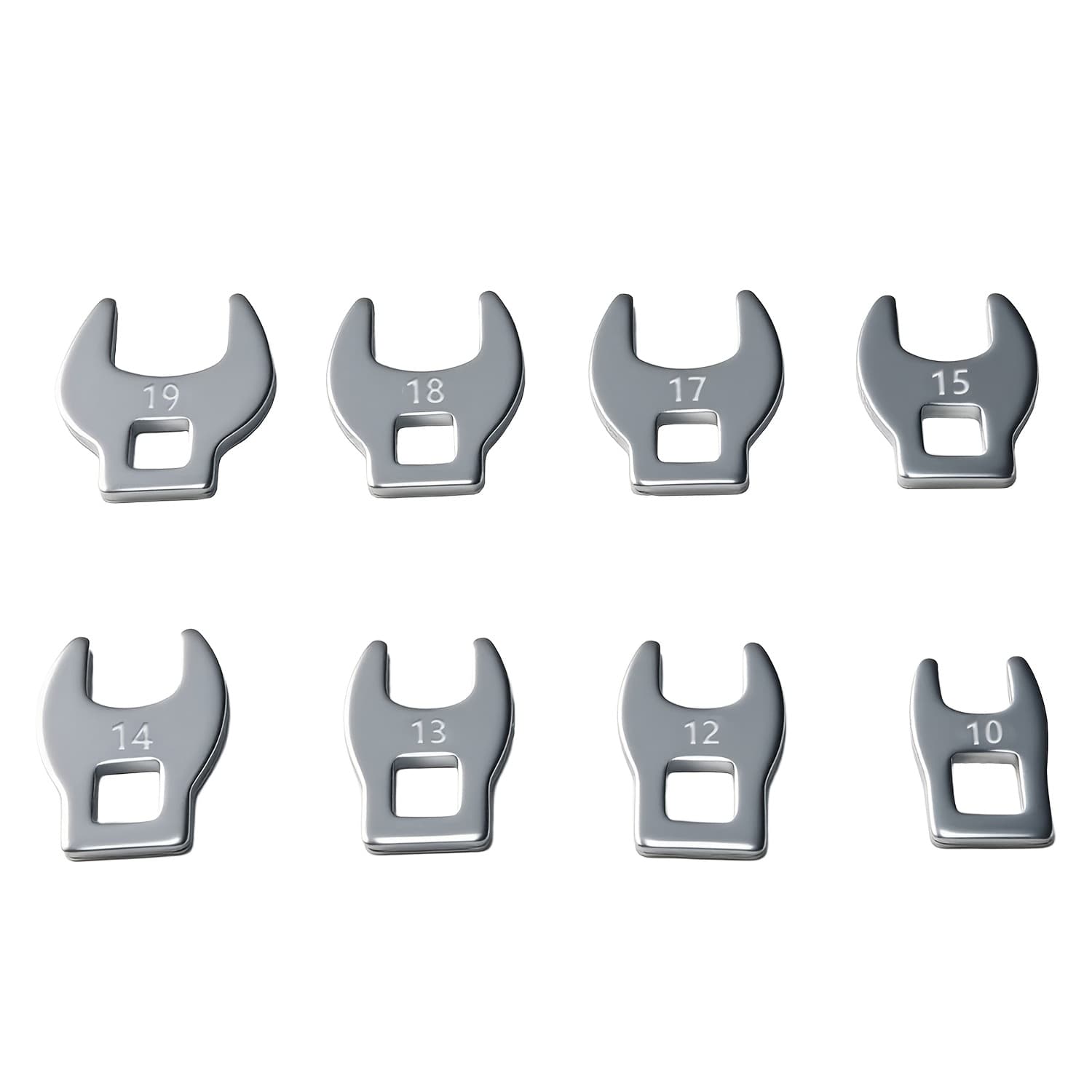 TEMU 8pcs Interchangeable Open-end Wrench Set, Replaceable Open-end Wrench Heads, 3/8" Dual-use , Angle Wrench, Adjustable Wrench Set With Interchangeable Heads