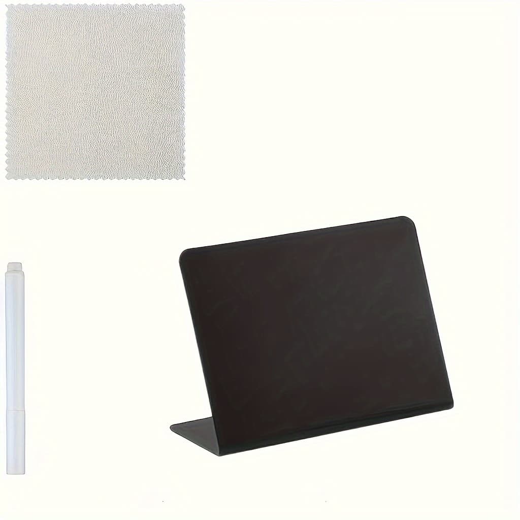 TEMU 16pcs -shaped Chalkboard Signs - Acrylic Tabletop Labels For Food Displays, Weddings, Birthdays & Parties