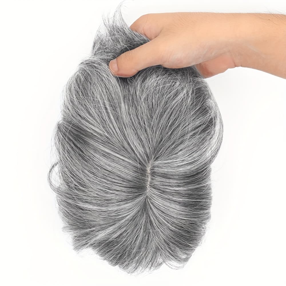 TEMU Men's Wig - Top-mounted Wig Hairpiece Hair Clips To Increase Hair Volume