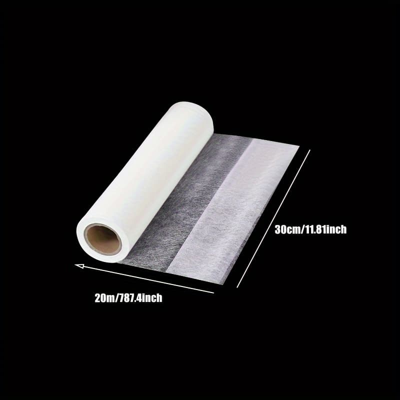 TEMU 1 Roll 11.8in X 787.4in White Iron-on Hem Tape - No-sew Fusible Adhesive Fabric Tape For Clothes, Pants, Dresses, Curtains & Diy Sewing Projects, Hemming Clothes, Easy Application, Strong ,