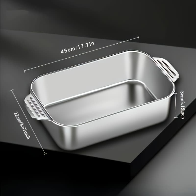 TEMU Multifunctional Stainless Steel Baking Tools With A Design For Added Safety; Reusable Baking Pans Suitable For Grilling And Baking Home Kitchenware, Holiday Gifts, Essential Kitchen Gadgets,