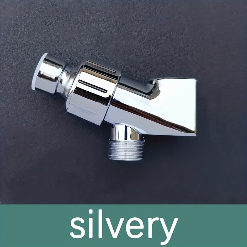 TEMU A Adjustable Shower Arm Bracket, Universal Shower Head Mount, Bathroom Shower Head Holder, Wall-mounted Shower Hook For Bathroom, Bathroom Accessories