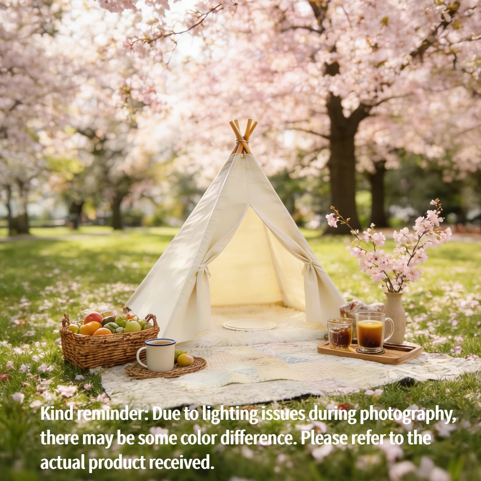TEMU 1-pack Outdoor Leisure Tent, Pop Up For Park Picnic Camping, Lightweight Portable , Great For Photos & Decor, Holiday Gift, Local Warehouse Shipping