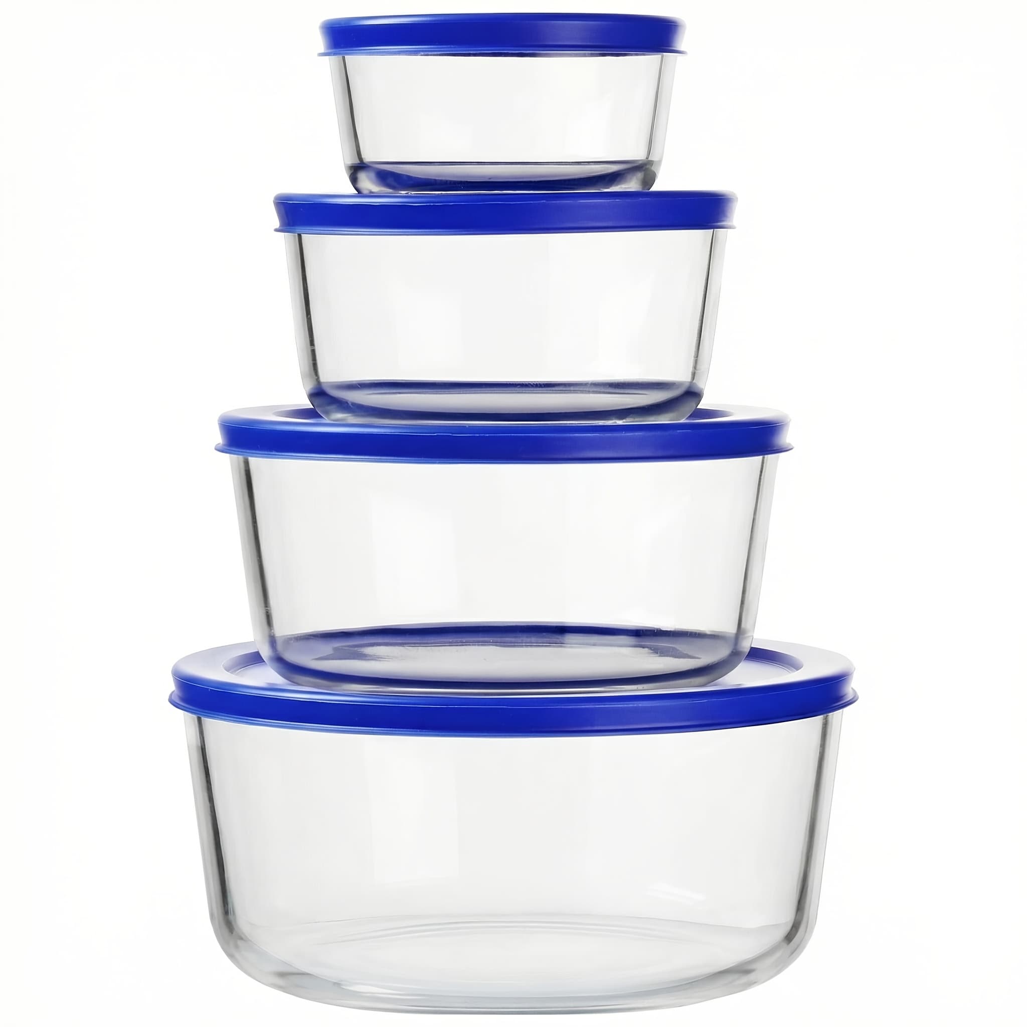 TEMU Food Storage And Storage Combination (1, 2, 4, ), Glass Bowls With Lids, Food Storage Containers 4 Pack, Meal Prep And Keeper, Lunch Container, Microwave, Dishwasher & Freezer Safe