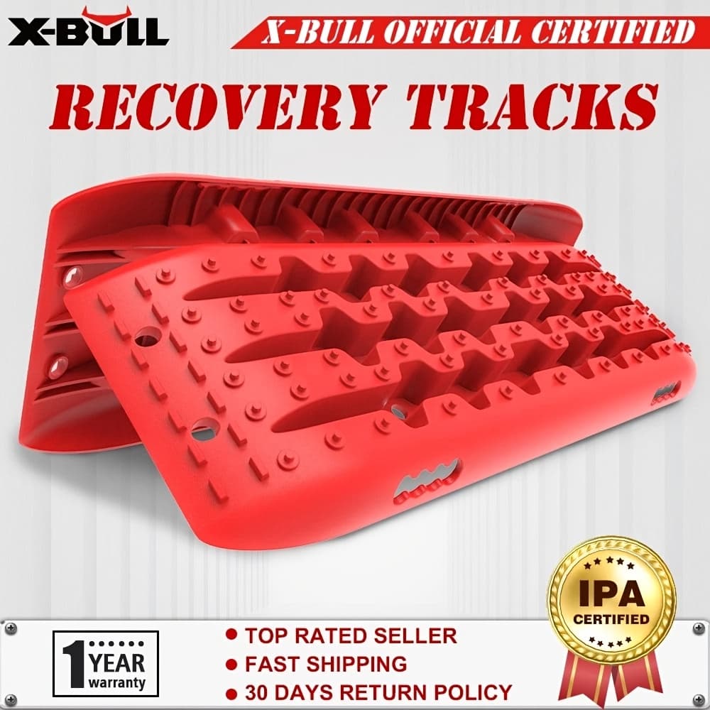 TEMU X-bull 2pcs Recovery Tracks Non-slip Rescue Board Necessary For 10t Sand, Mud, Snow, Grass 4wd, 1 Pair Gen2.0
