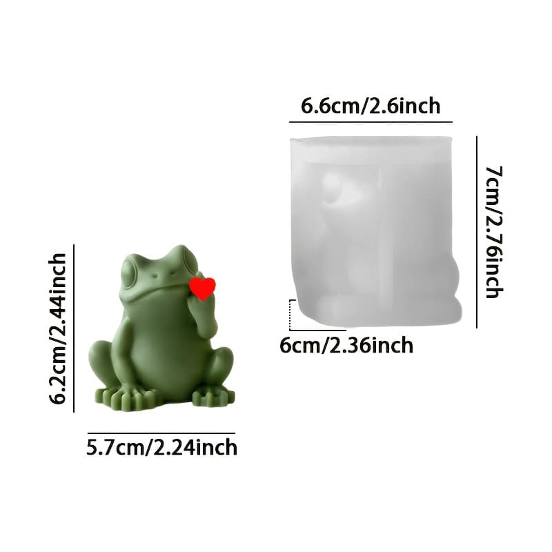 TEMU Candle Mold - Diy Animal-shaped Silicone Candle Making Mold For Decor - Reusable, Non-deforming, Clear Internal Texture, Heat-resistant And Easy To Clean