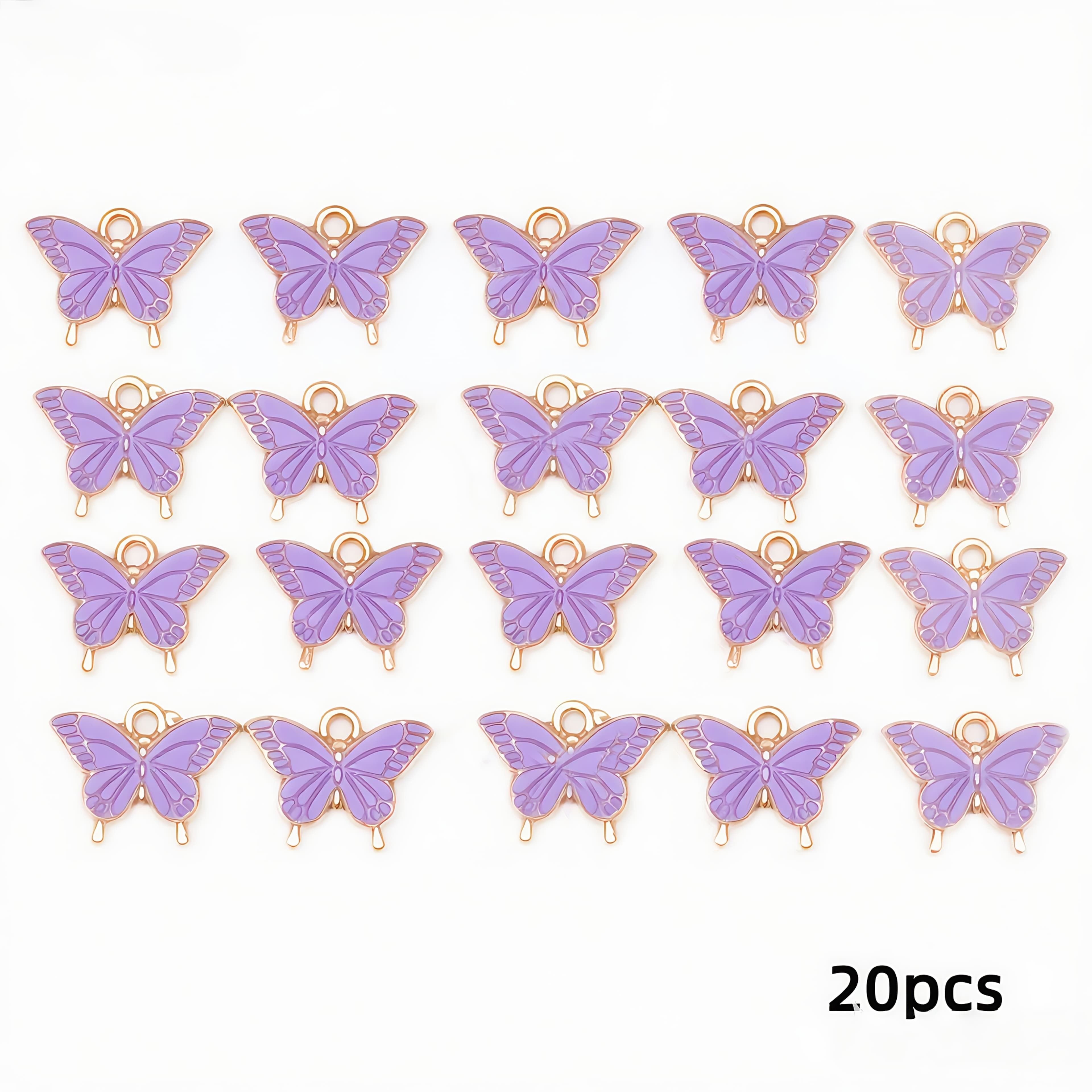 TEMU 20pcs Cute Multicolor Alloy Jewelry Diy Pendant Earrings Necklace Accessories