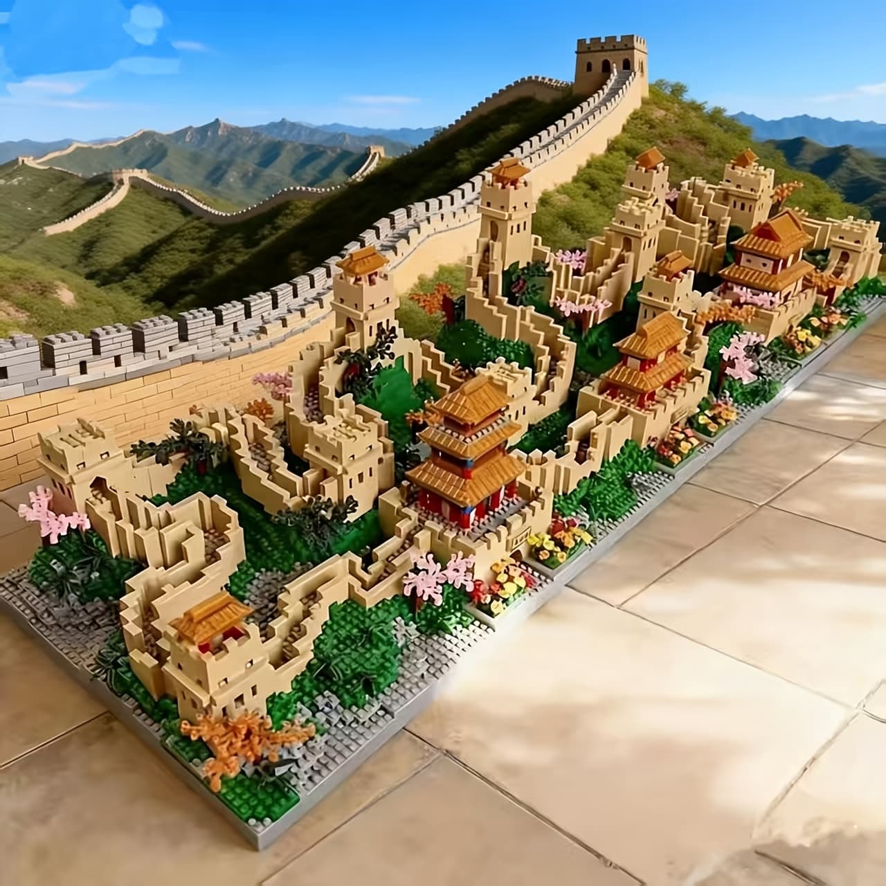 TEMU Of China Building - Challenging 3 Puzzle Model With Historical Replica, Collectible Iconic For &, Educational Gift Suitable For History & Architecture Enthusiasts