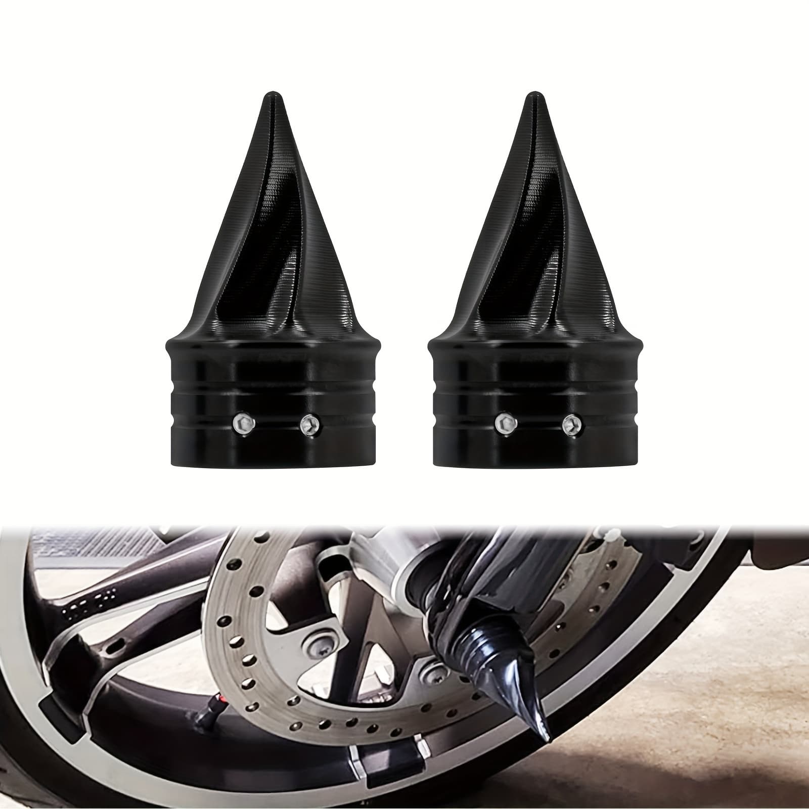 TEMU Black Front Axle For Street Glide For 08+
