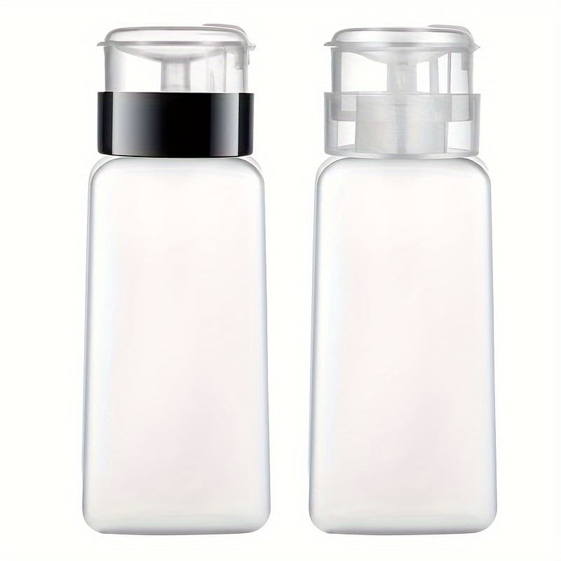 TEMU 60/150/180/250ml Professional Push Down Pump Dispenser Bottle For Nail Polish And Makeup Remover - Easy And Empty Bottle