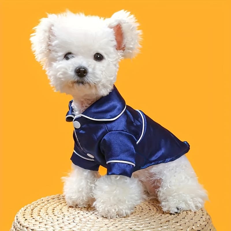 TEMU Pet Pajamas Clothing Teddy Bichon Pomeranian Bulldog Outfit Small Luxurious Comfortable Outfit