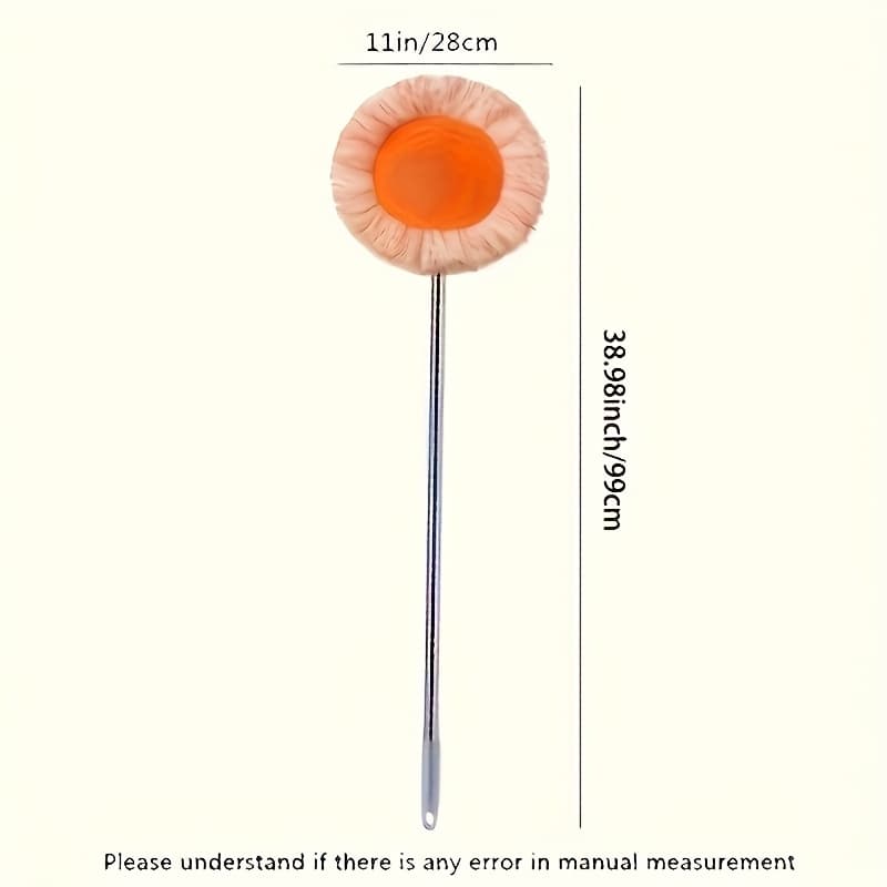 TEMU 1pc, Ceiling Mop, Dust Removal Mop, Suitable For Ceiling, Fan And Air Conditioning, Wall Mop, Wet Dry Dual-use Mop, Floor Tile Glass Window Car Cleaning Mop, Cleaning Supplies, Cleaning Tools