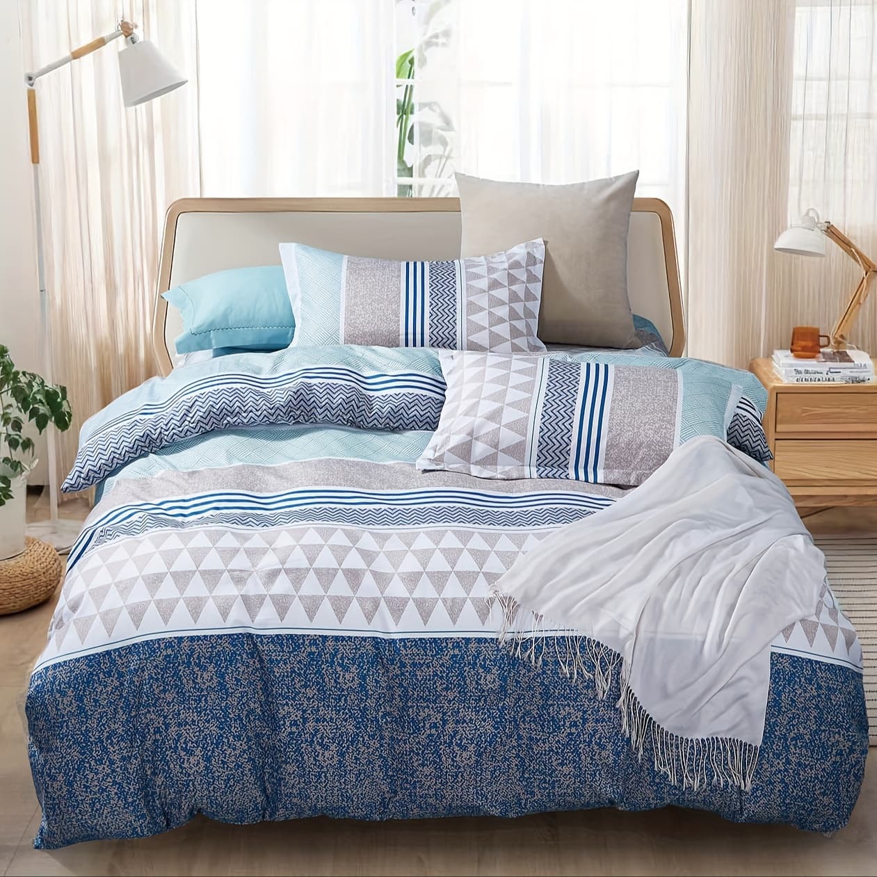 TEMU Duvet//quilt Cover Set - Au Size - Queen/king/super King Size 3pcs (1 Quilt Cover + 2 Pillowcases)