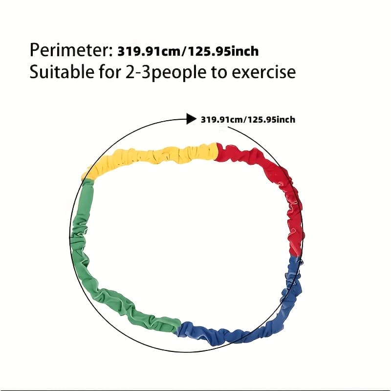 TEMU Colorful Tug-of-, An Ideal Activity Tool For Group , Suitable For Competitions And Team-building Exercises. Perfect For Outdoor And , No Batteries Required