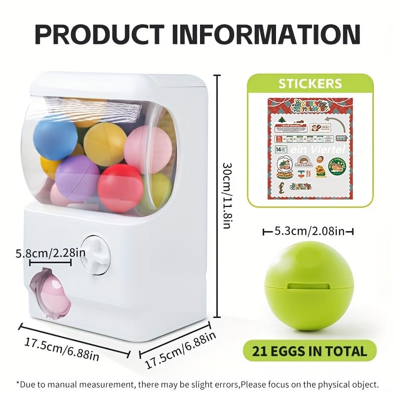TEMU Home Gachapon Machine Party Toys Anniversary Gifts Novelty Toys Christmas Toys Couple Gifts Send To