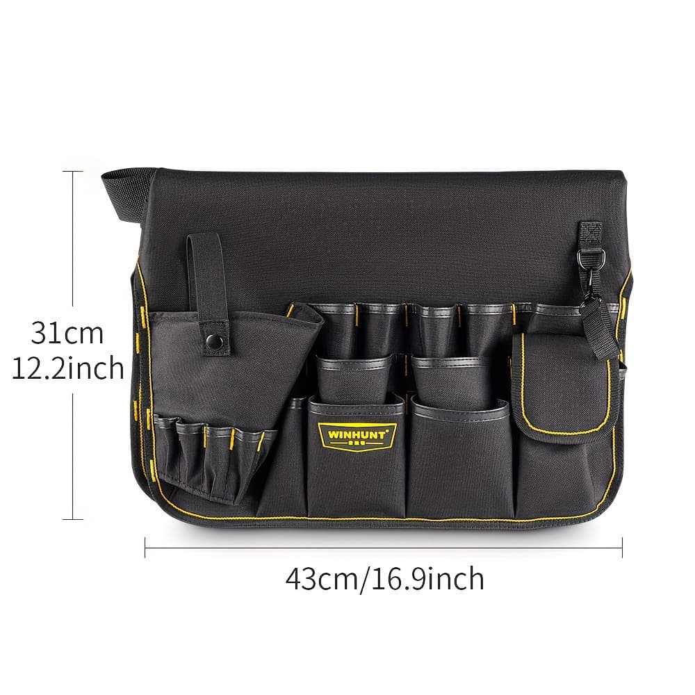 TEMU Winhunt 58-pocket Bucket Tool Organizer For Access, Fits Most 5-gallon Buckets, Bucket Tool Caddy Organization For Garden, Construction, Carpenter, Electrician, Black