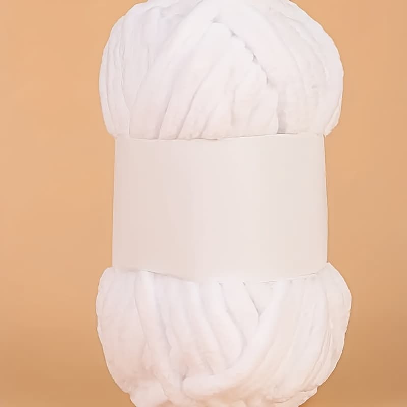TEMU 1 Roll Chunky Chenille Yarn - Chunky Yarn Suitable For Knitting & Crocheting Hats, Scarves, Cushions - Soft Chenille For Diy Crafts, Amigurumi, Cozy Winter - 1 Roll Chenille Thread