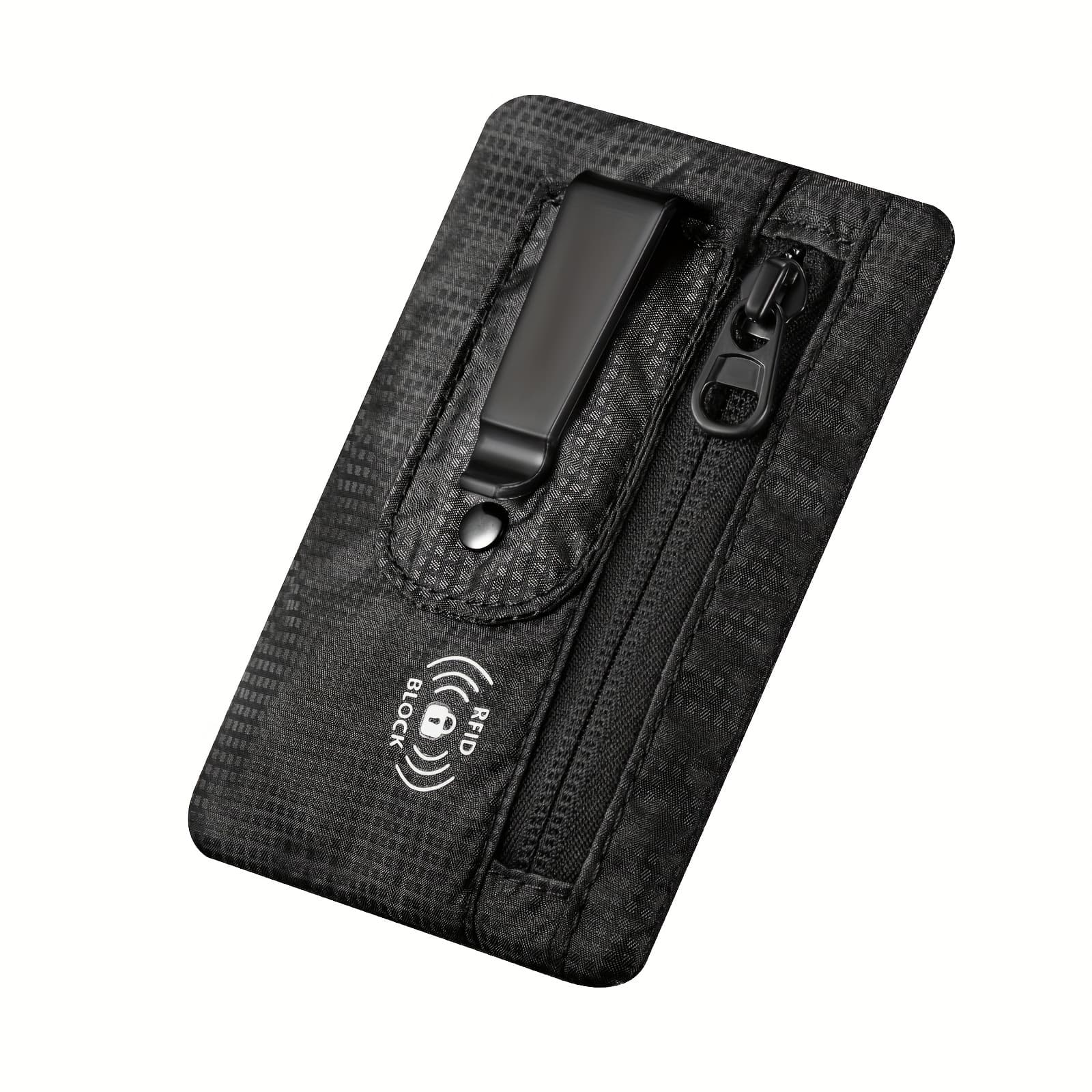 TEMU Upgraded Large Size Anti Theft Rfid Blocking Hidden Clip Belt Travel Pouch Credit Card/id Cash Key Holder For