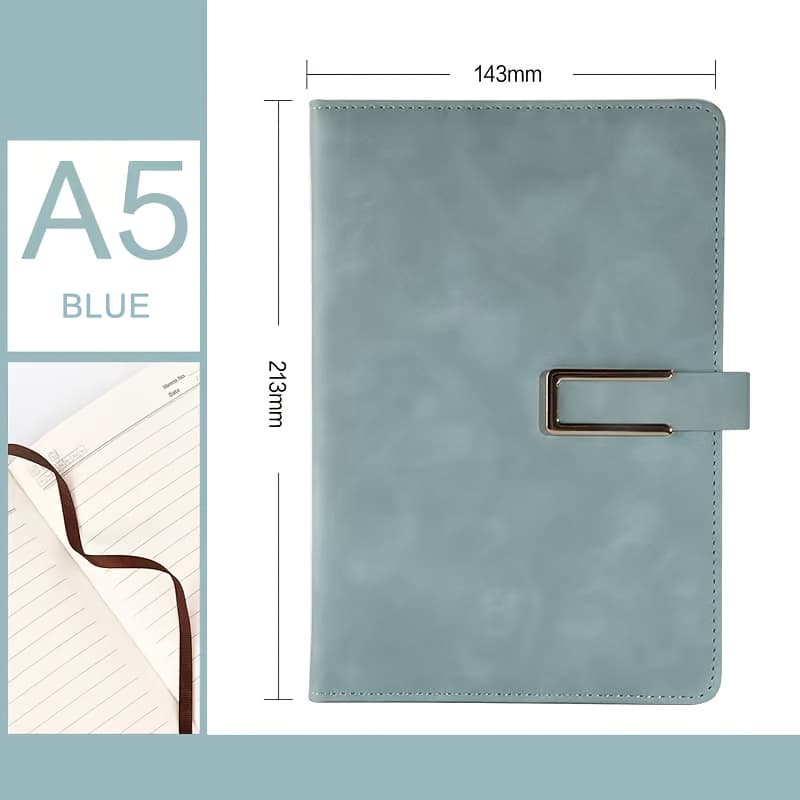 TEMU 1pc A5 Leather 200 Pages Hardcover Notebook, Lined Notebook Journals With Strong Cober Stitching, 80 Gsm Thick Durable Paper For School Work Bussiness, Back To School, Easter Gift, Assorted Color