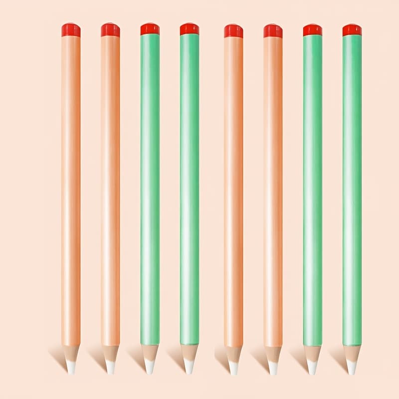 TEMU 8 New Eraser Pens, Precise Erasing, Does Not Damage Paper, Professional Erasers Erase Without , Suitable For Sketching And Drawing, An For Back-to-.
