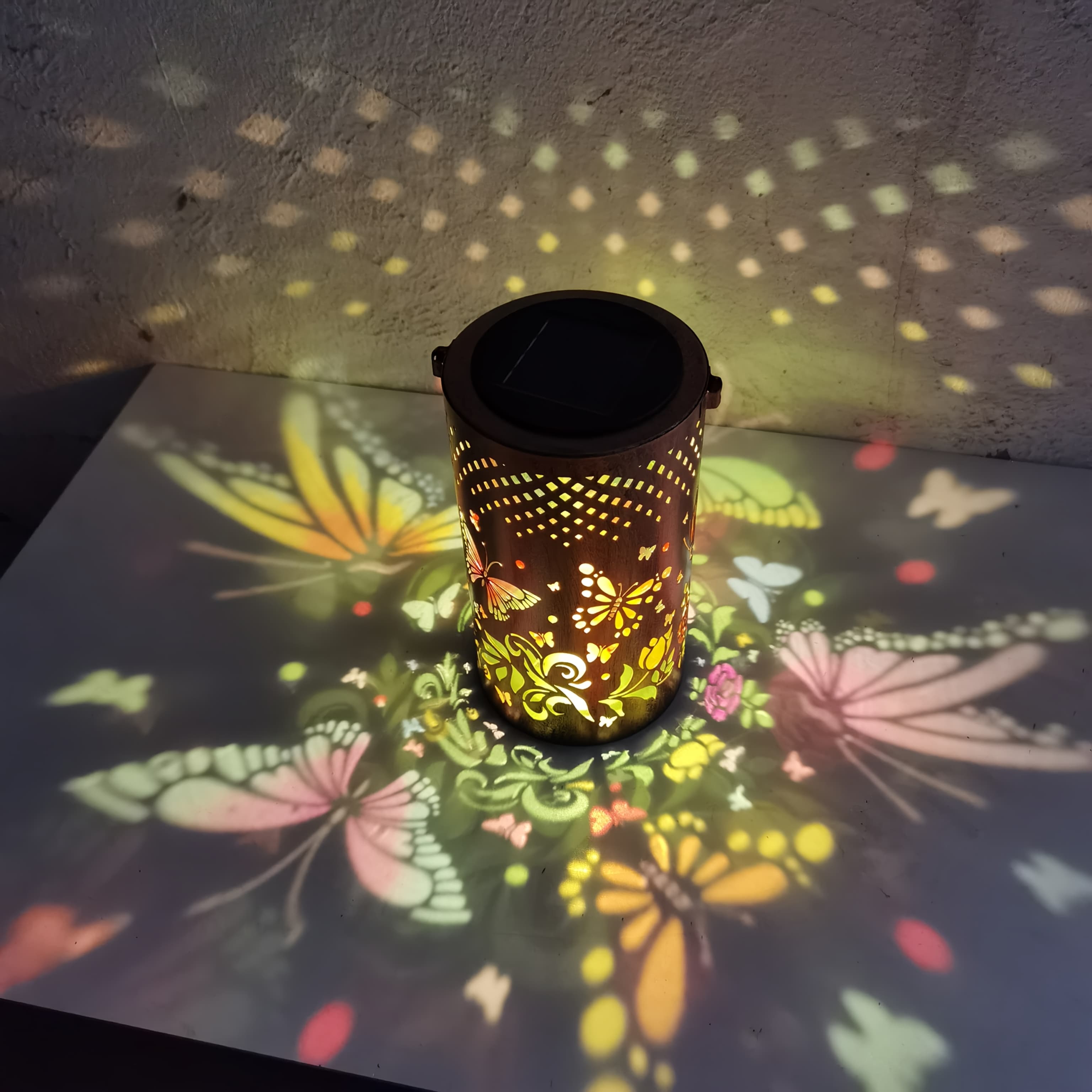 TEMU Hummingbird Lantern, Ip65 Garden Decoration, Upgraded Painted Lantern, Spotlight, Gift For Female Mothers And Grandmothers. Suitable For Yard, Patio, Backyard, Porch, Christmas Decoration.