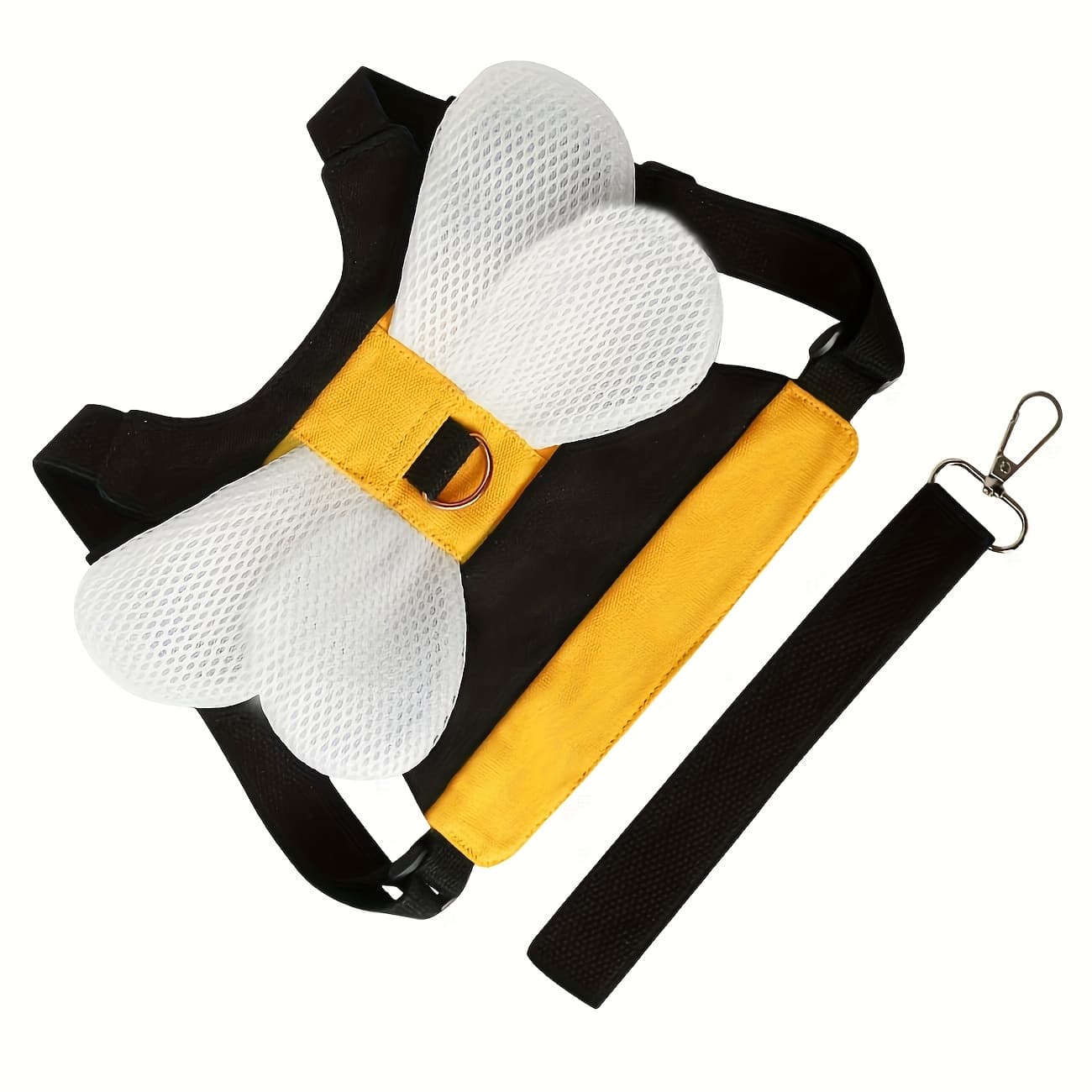 TEMU 1pc Yellow Anti Lost Harness Leash For Girls And Boys,2-in-1 Traction Safety Belt, Kids Harness, Straps,seat Belt Lock Design, Safe, Breathable,, Walking Harness Belt