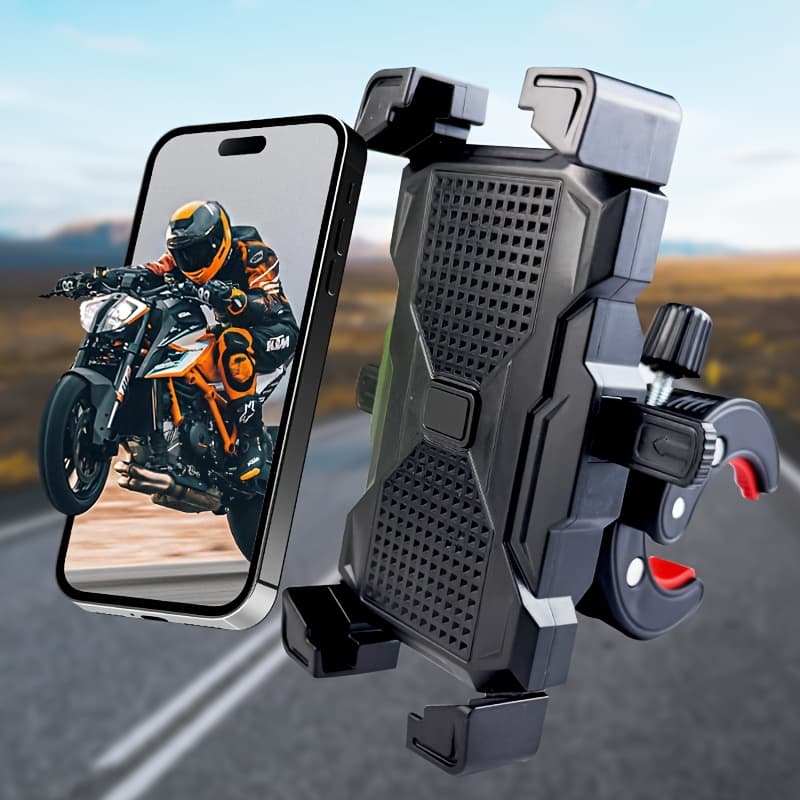 TEMU Motorcycle Phone Holder, Bicycle Phone Holder, [10s Quick Installation] Phone Holder, Compatible With Iphone 1 To Iphone12, , All Phones, From