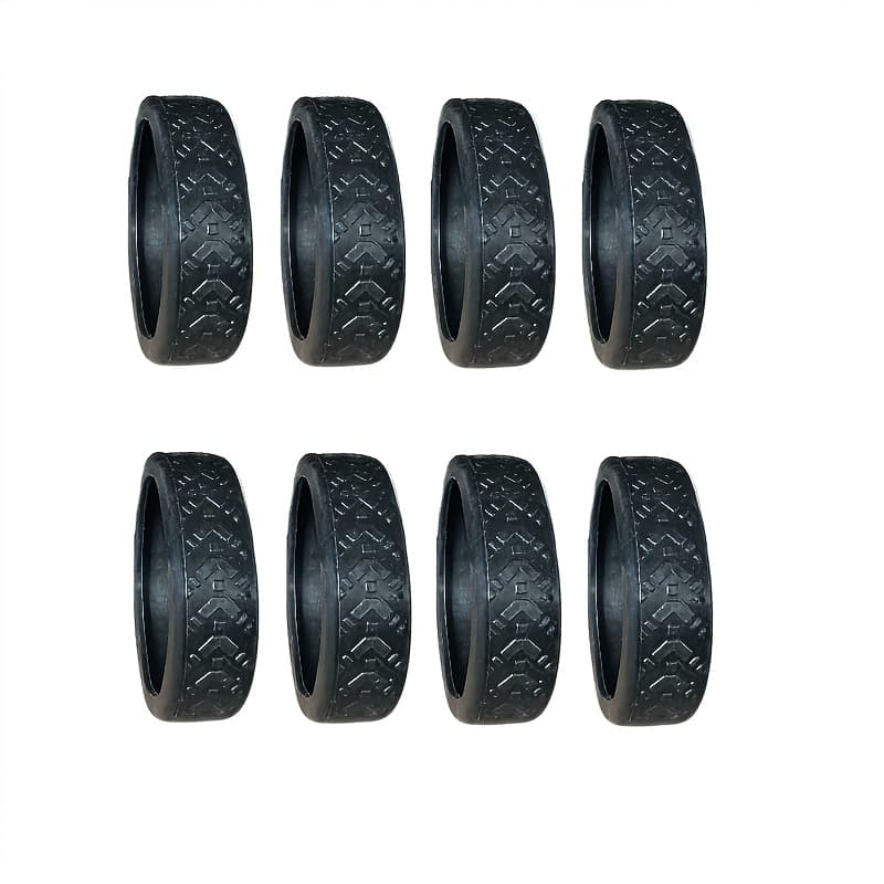 TEMU 8 Silicone Luggage Wheel Protectors - Durable, Noise-reducing, And Scratch-resistant Suitcase Wheel Covers For Dual Wheel Luggage, Universal Fit, , And Long-lasting Protection For Your , , Travel