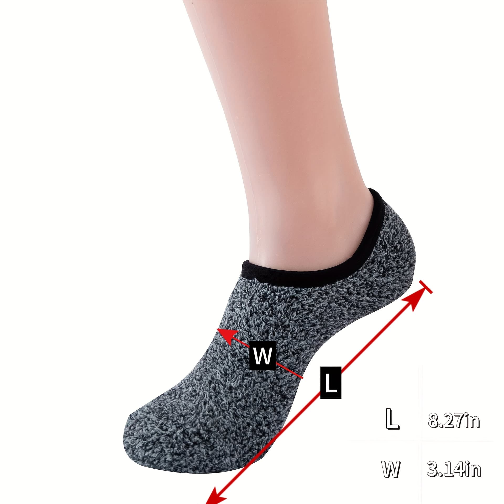 TEMU Autumn Winter Anti-slip Yoga Warm Anti-slip Floor Socks