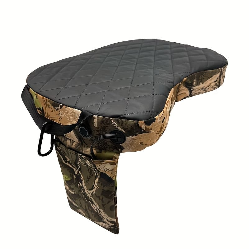 TEMU Foldable Heated Seat For Hunting, Designed For Tree Stands And Outdoor Activities Like Ice Fishing And Camping, Does Not A Power Bank