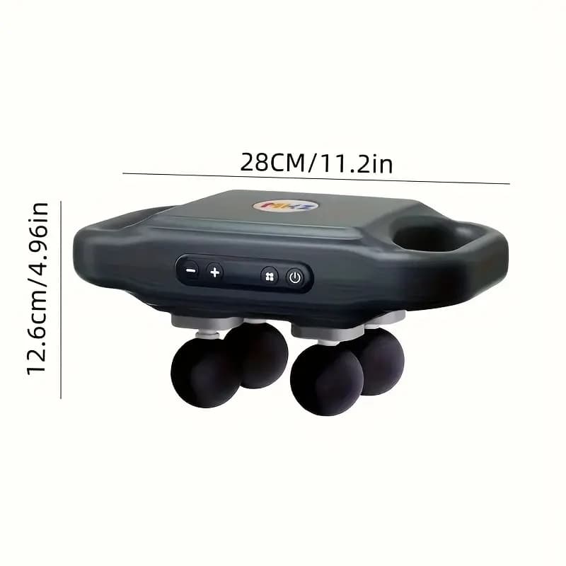 TEMU Handheld Deep Tissue Massager, 4-head Massage , Suitable For Whole Body, Feet, Legs, Waist, Back, Neck, Etc., Suitable For Relaxation