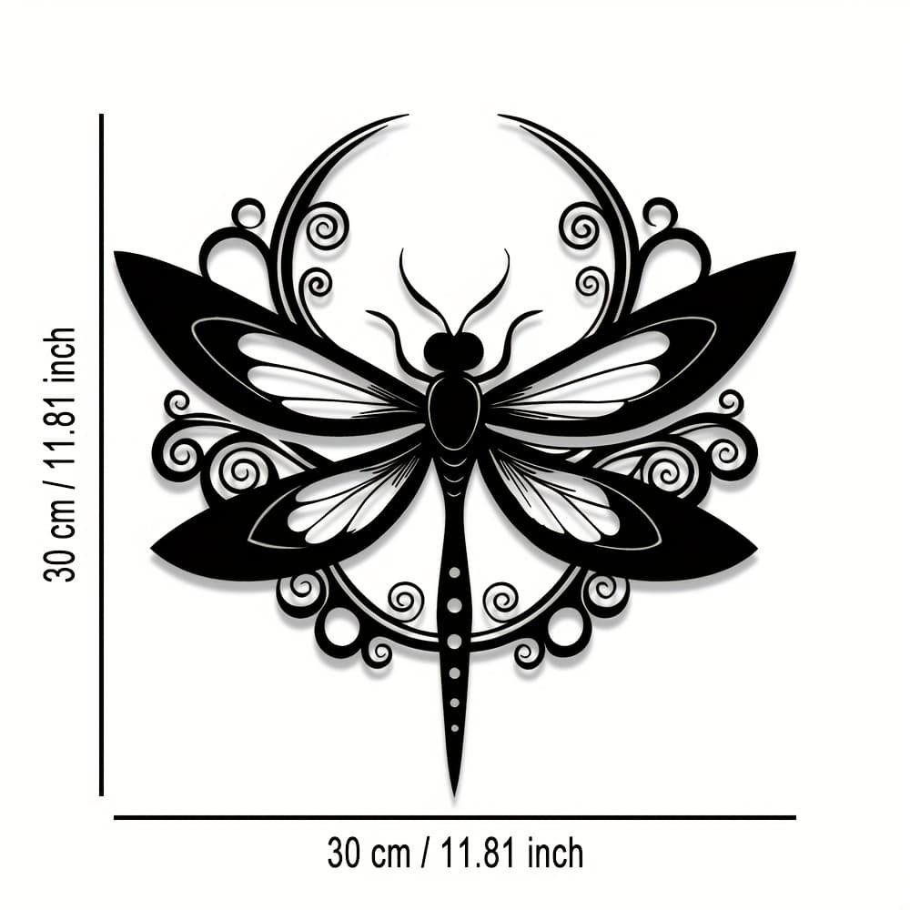 TEMU 1pc Metal Wall Art - Intricate , Perfect For Home & Garden Decor, Chic Wall Hanging Gift