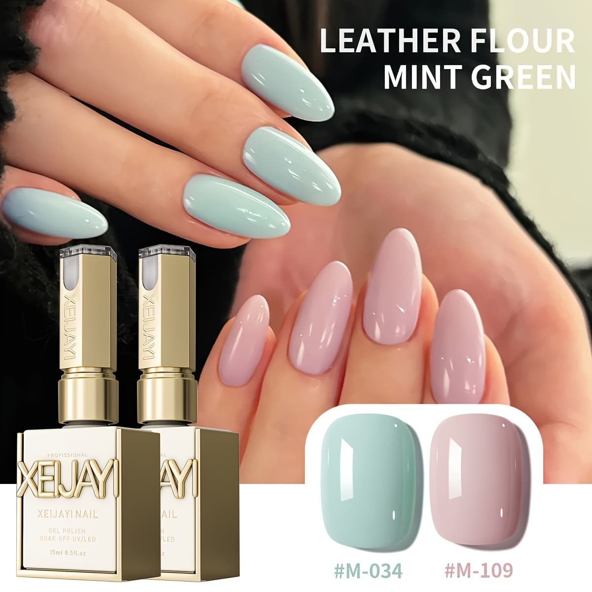 TEMU 2pcs/set 15ml Gel Nail Polish Soaking Led Nail Gel Female Nail Art Tools For Nail Art Diy For Fashion