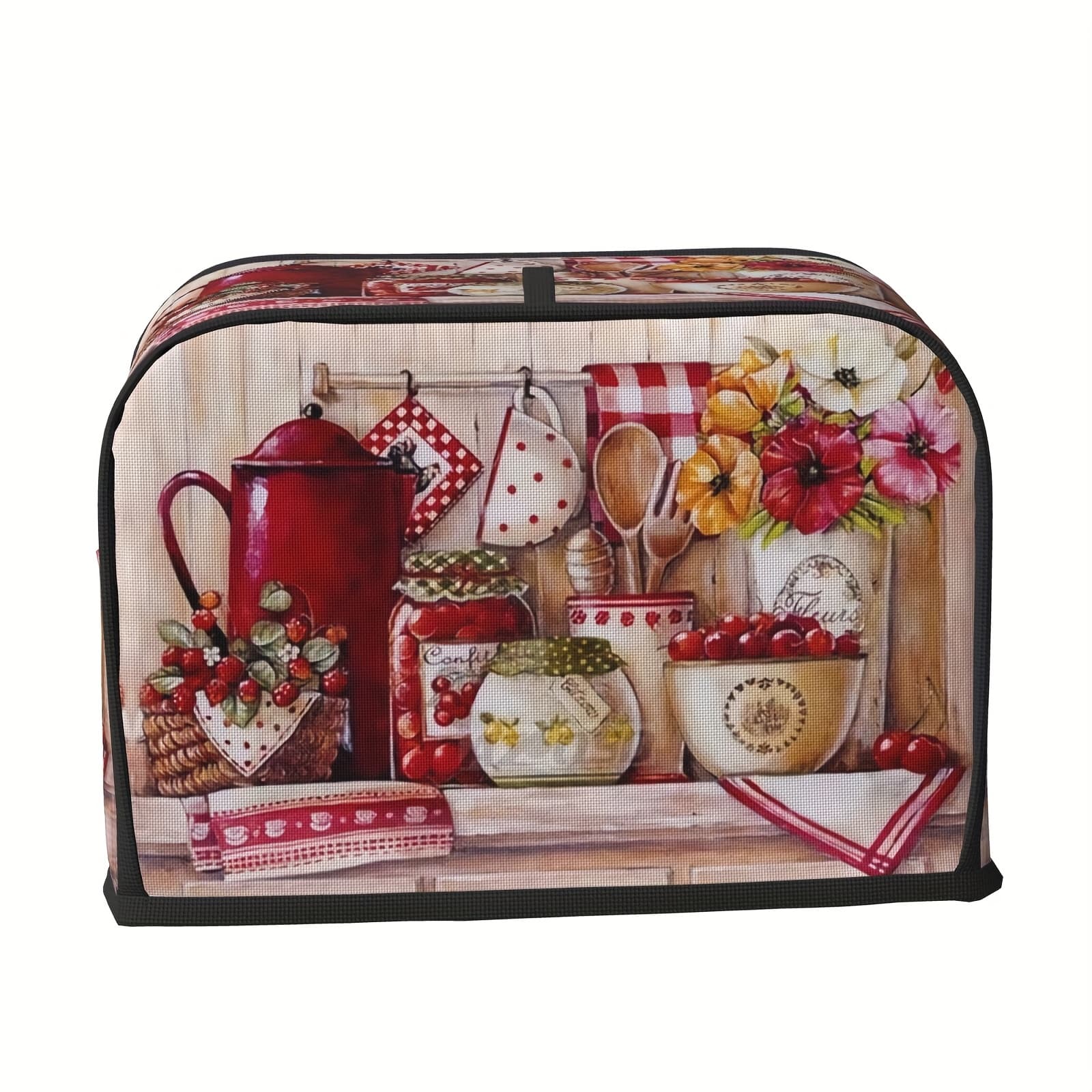 TEMU 1pc Toaster Cover, 2 /4 Oven Cover Appliance Cover Toaster, Dustproof Protector Broiler Organizer Bag, Kitchen Appliance