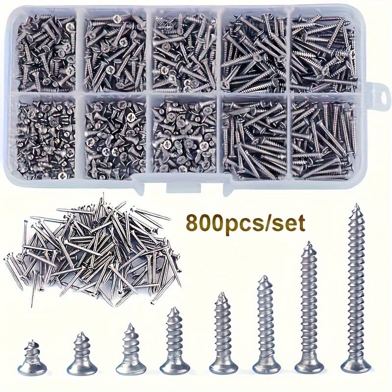 TEMU 800pc Class 6 -tapping Set | | Wood & Metal Applications |