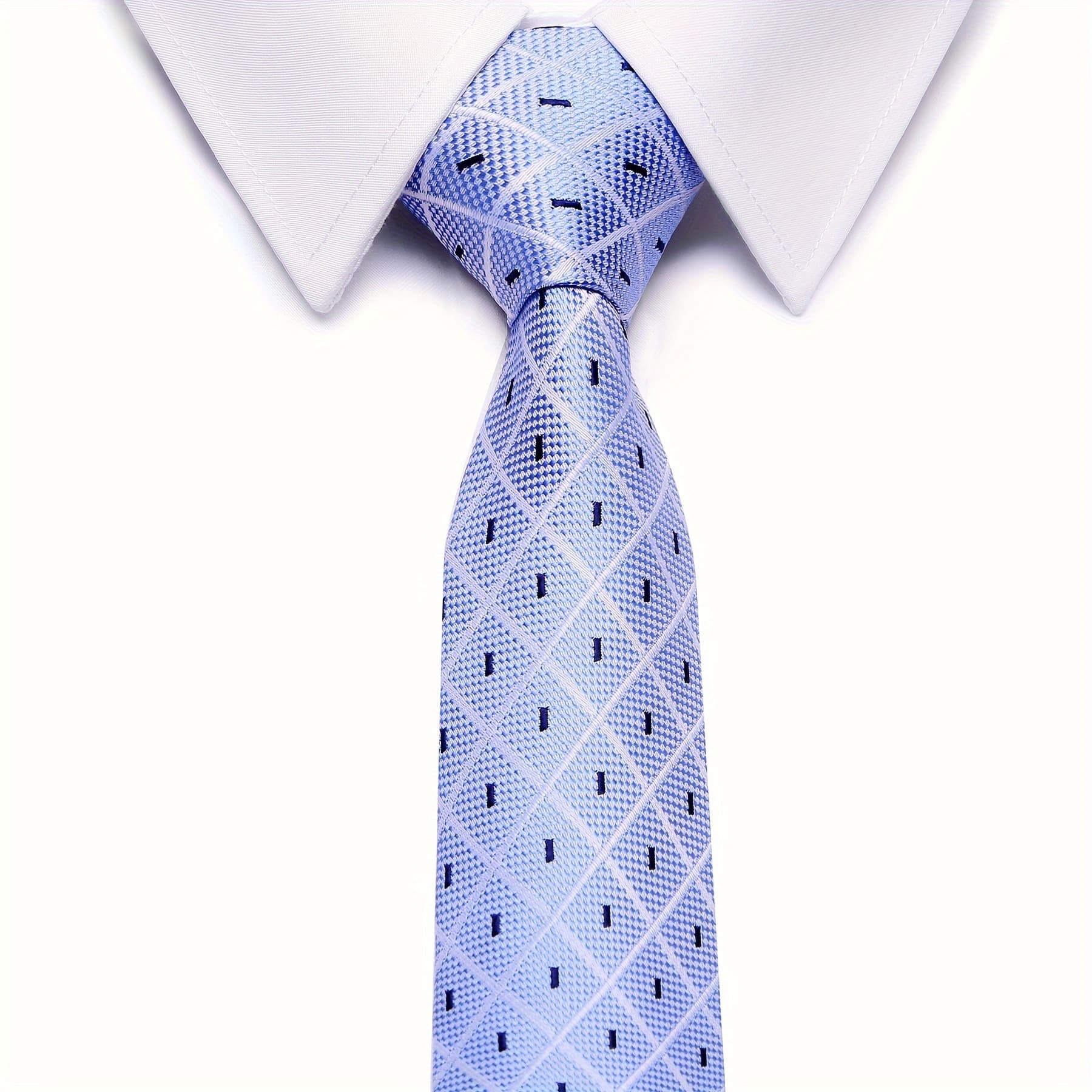 TEMU Ties Men 7.5 Cm 2024 New Style Gravatas Necktie Fit Wedding Workplace Holiday Suit Mens Additions