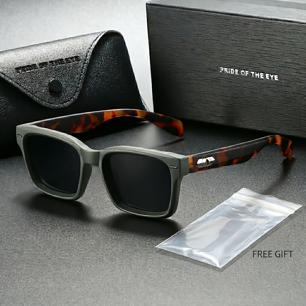 TEMU The 2026 New High-definition Glasses Vu400 Provide Protection Against And , Designed Specifically For Men. Are Lightweight, Comfortable, Foldable, And Portable. Men's Rectangular, Y2k