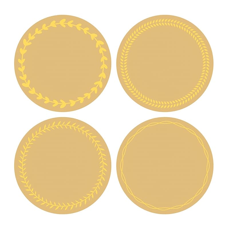 TEMU 250pcs/roll Of 2 Inch * 2 Inch Paper Hot Stamping Stickers
