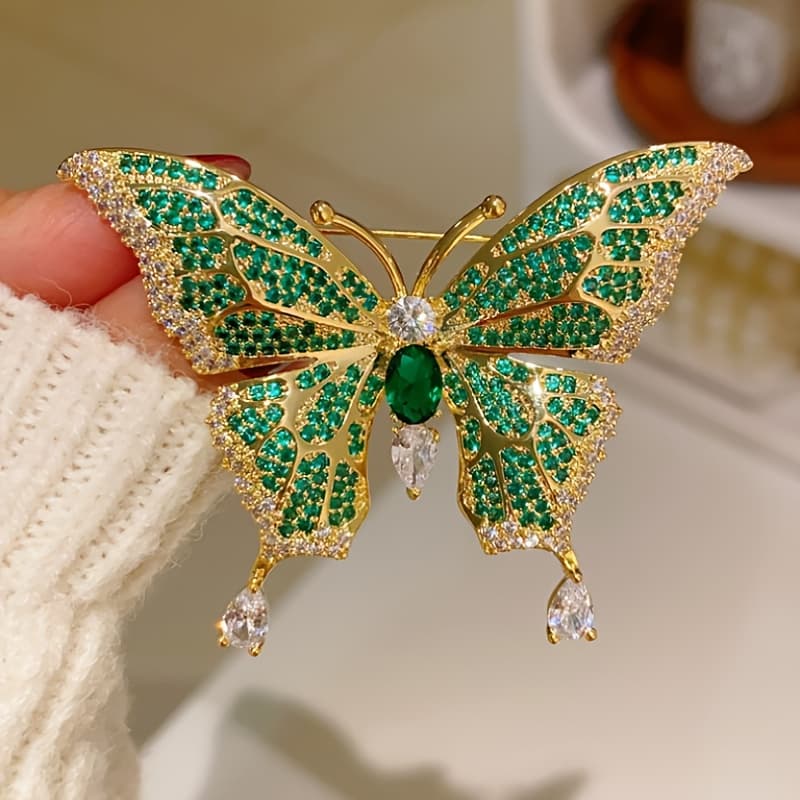 TEMU Fashionable High-end Retro Elegant Brooch. The Versatile Blazer Corsage Is Suitable For Everyday Wear And Is For During The Holidays