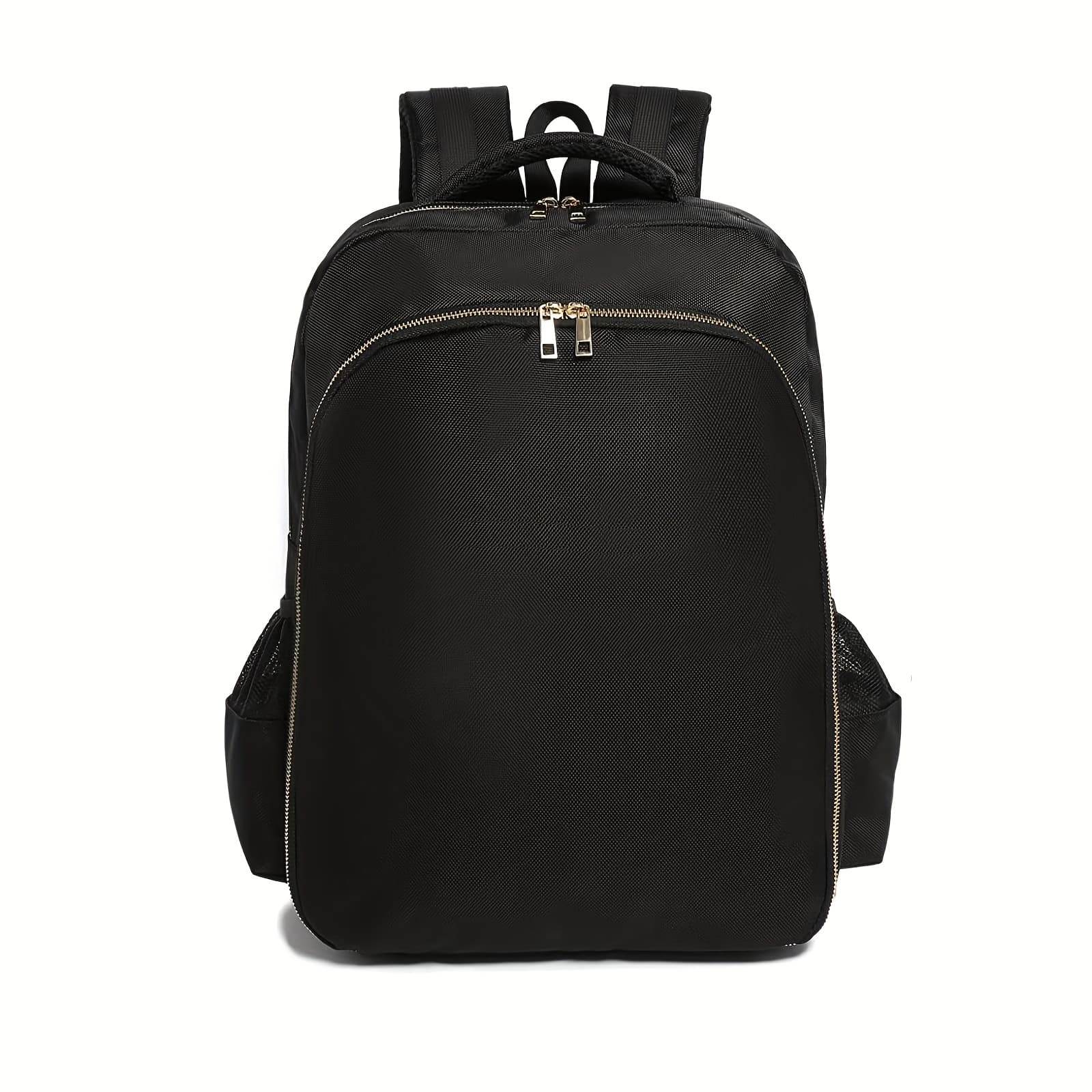 TEMU Black Portable Backpack For Clippers & Supplies Hair Clippers Organizer Bag Large Travel Bag For Barbers & Hairstylists Tools